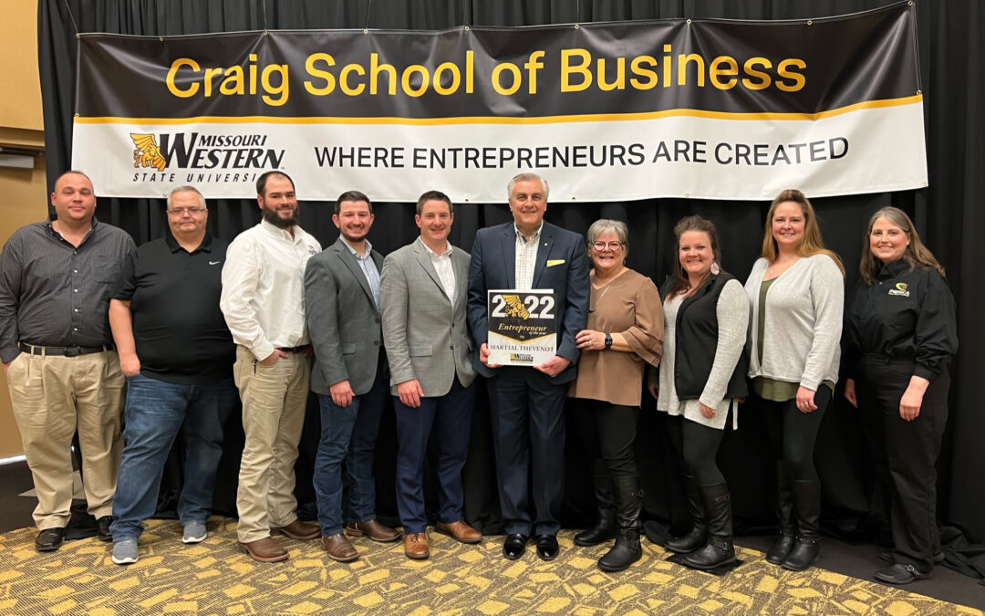  Craig School of Business (MWSU) 2022 Entrepreneur of the Year Award